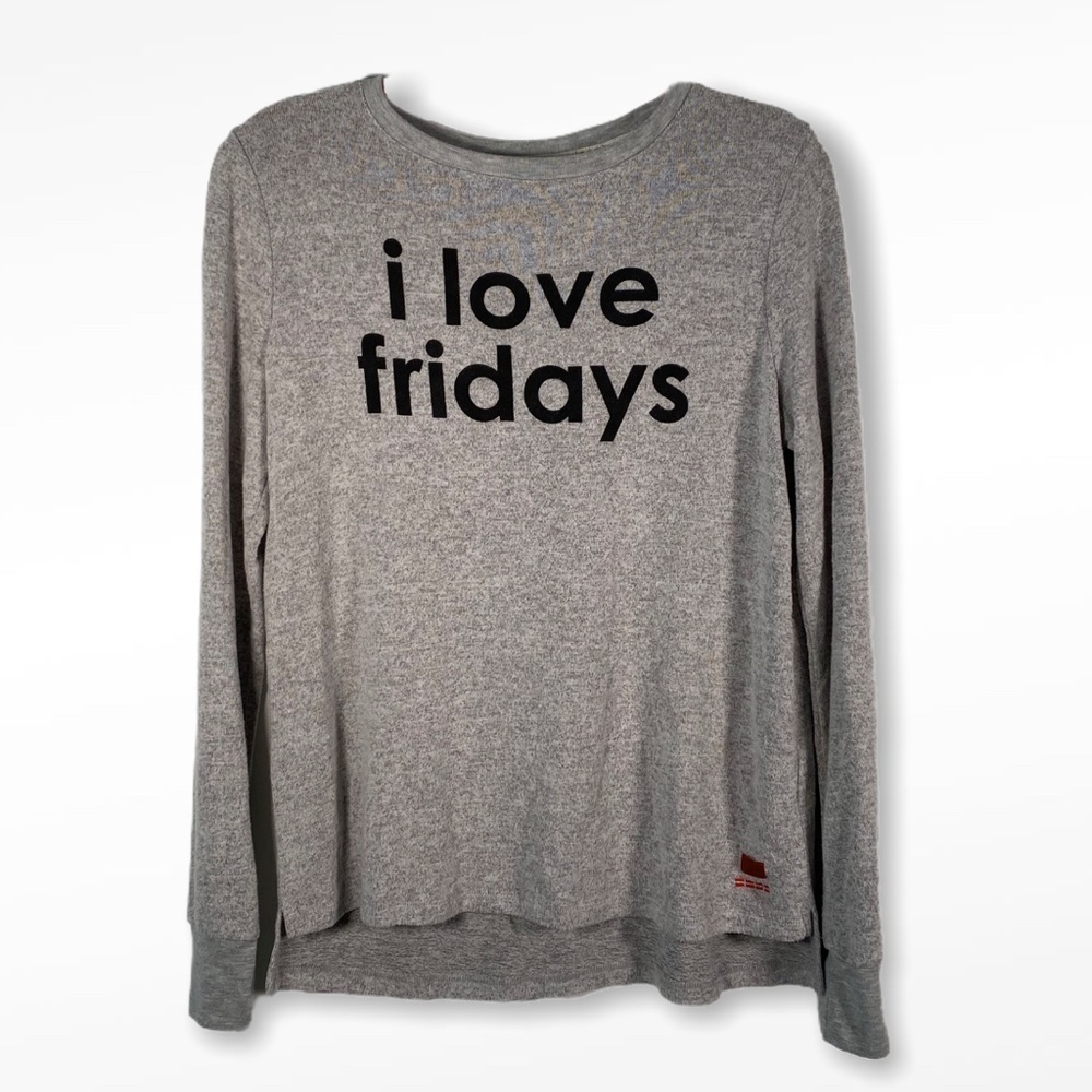 Peace Love World Love Fridays Sweatshirt Size XXS